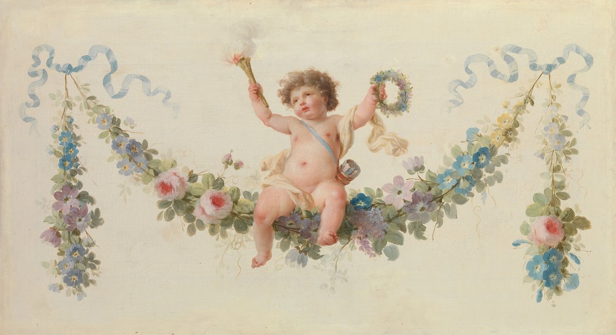 Garlandon ülő Ámor, 1770-90. alkotó: Unbekannt