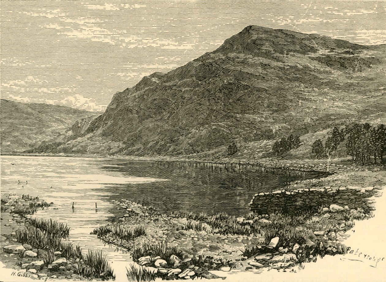 Cwm Buchan Lake és Craig-Y-Saith, 1898. alkotó: Unbekannt
