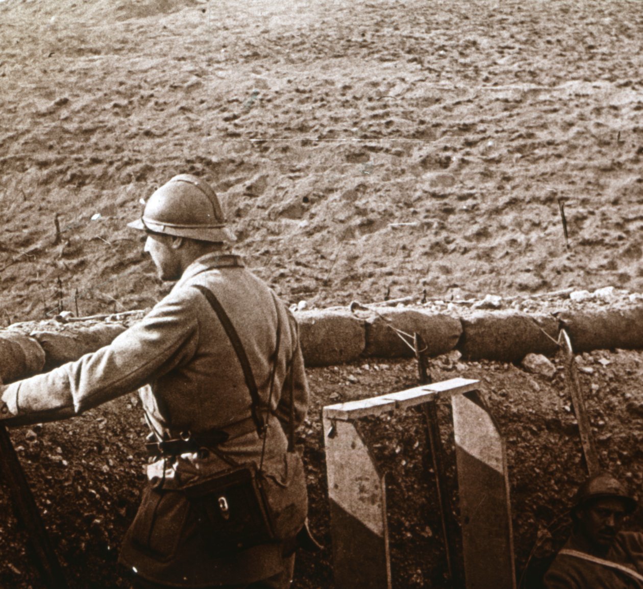 Damloup akkumulátor, Verdun, Észak-Franciaország, c1914-c1918 alkotó: Unbekannt