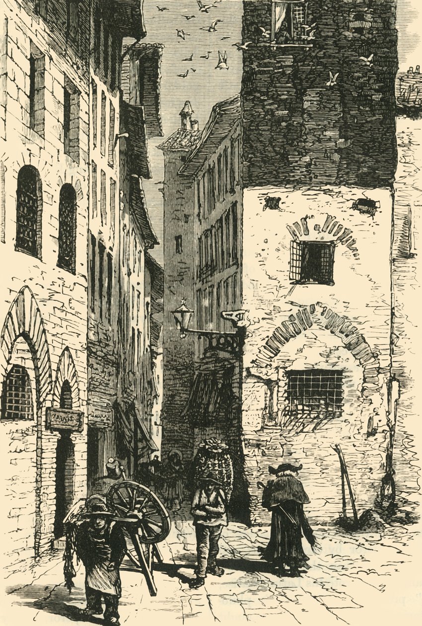 Dantes-ház, Firenze, 1890. alkotó: Unbekannt