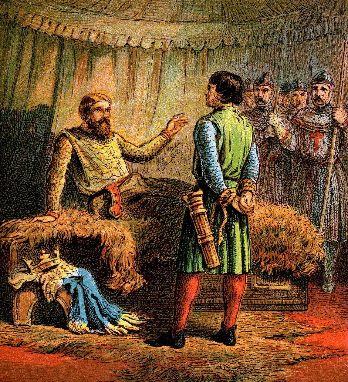Első Richárd halála, 1199, 1850 alkotó: Unbekannt