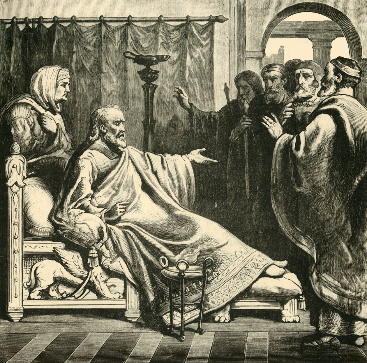 Augustus halála, 1890. alkotó: Unbekannt