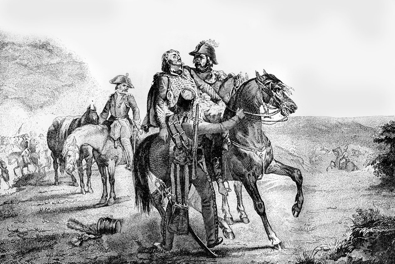 Marceau tábornok halála, 1796. szeptember 21. 1882-1884 alkotó: Unbekannt
