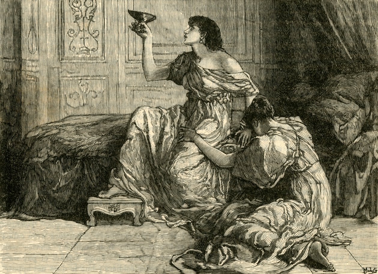 Sophonisba halála, 1890. alkotó: Unbekannt