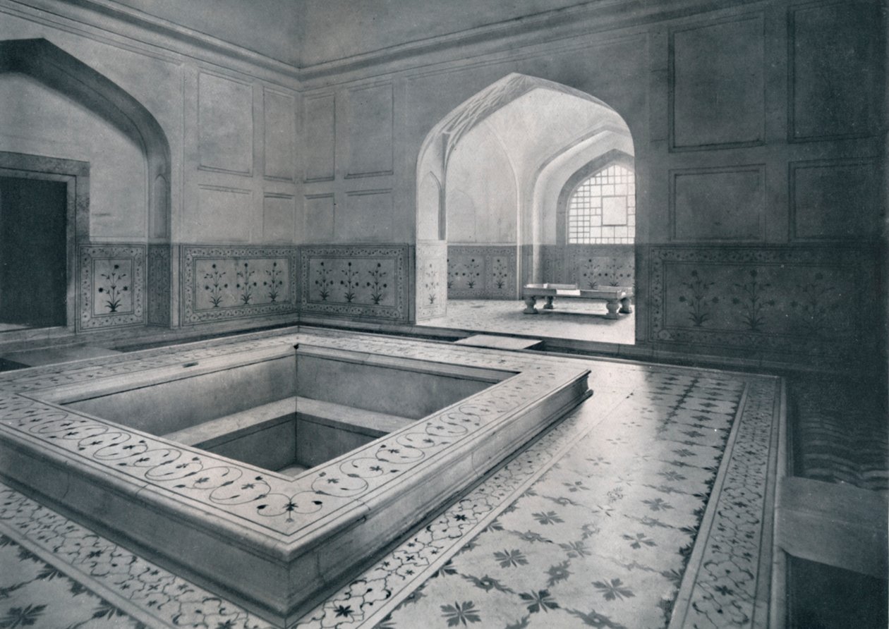 Delhi. Királyi fürdő a palotában, 1910. alkotó: Unbekannt