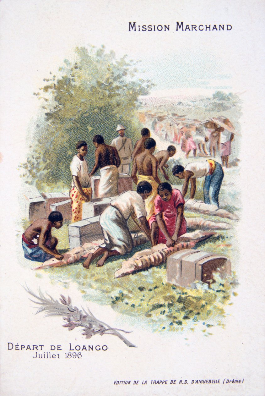 Indulás Loangóból, 1896. július alkotó: Unbekannt