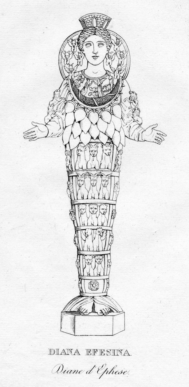 Diana Efesina Diane dEphese, 1850 alkotó: Unbekannt