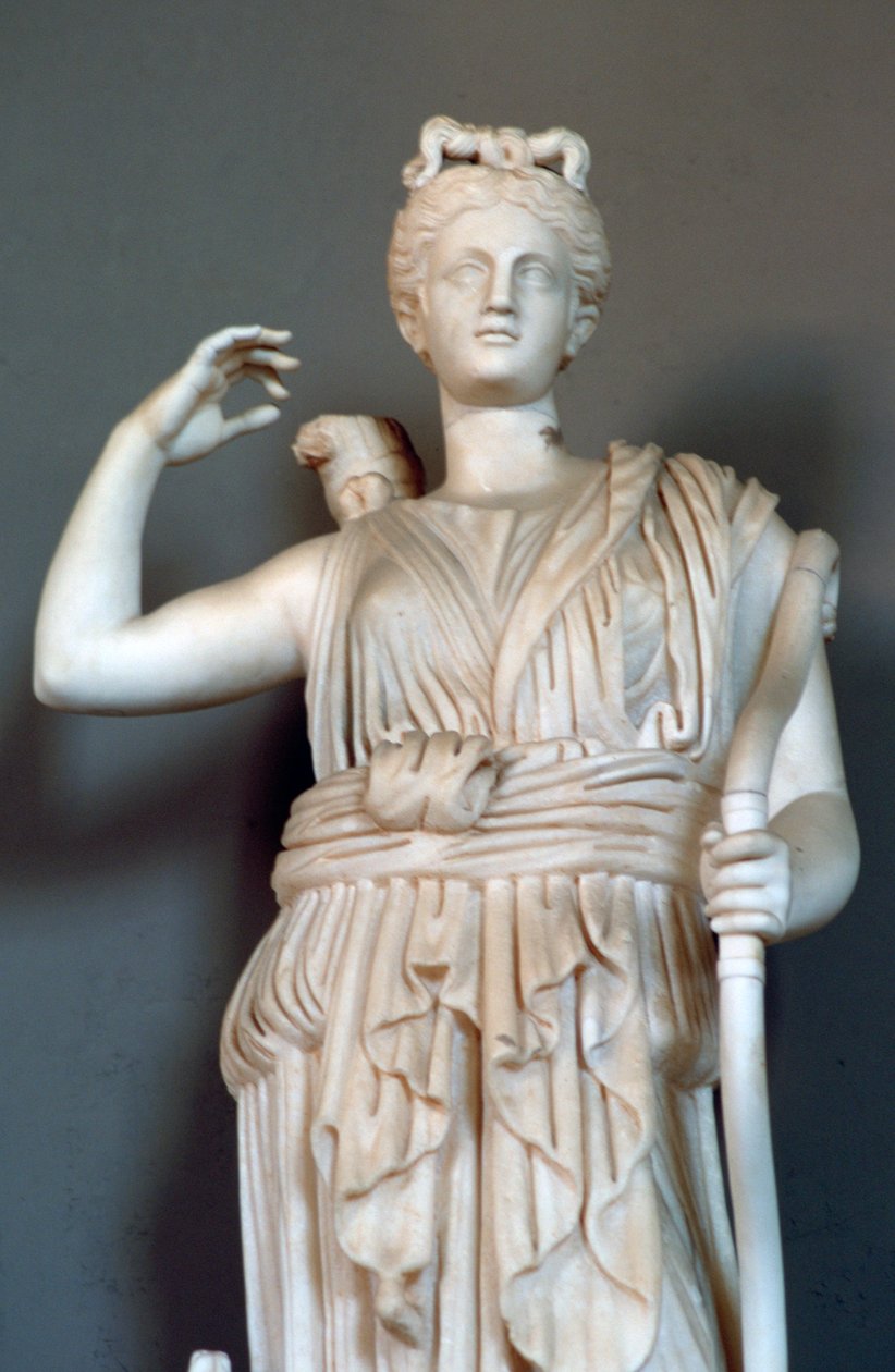 Diana, részlet, a vadászat istennője, Vatikáni Múzeum alkotó: Unbekannt