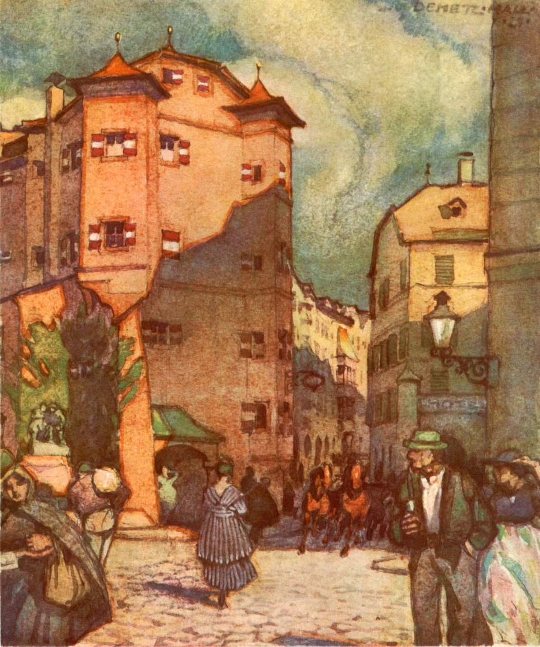 Die Ottoburg, Az Ottoburg, 1929. alkotó: Unbekannt