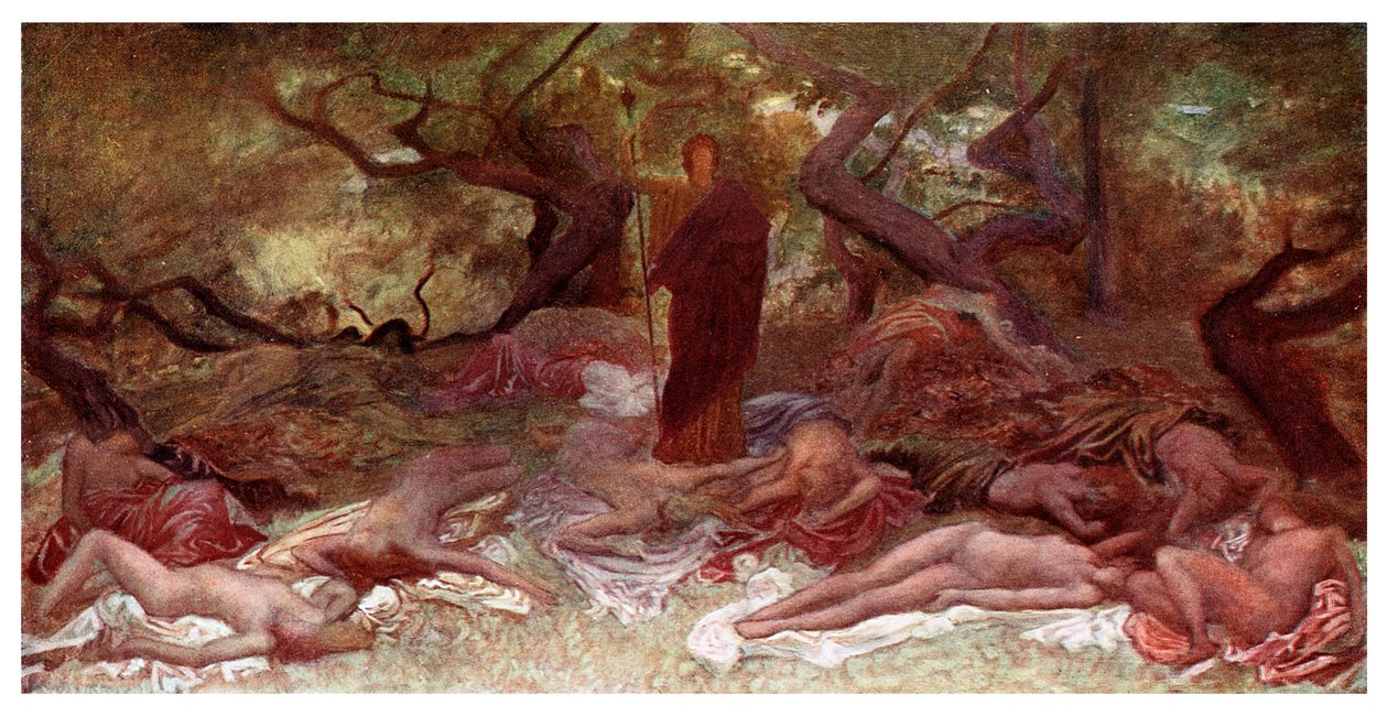 Dionüszosz és a Maenádok, 1901 alkotó: Unbekannt