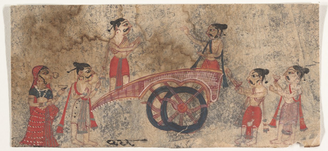 Disputations on a szekér, 1650-60. alkotó: Unbekannt