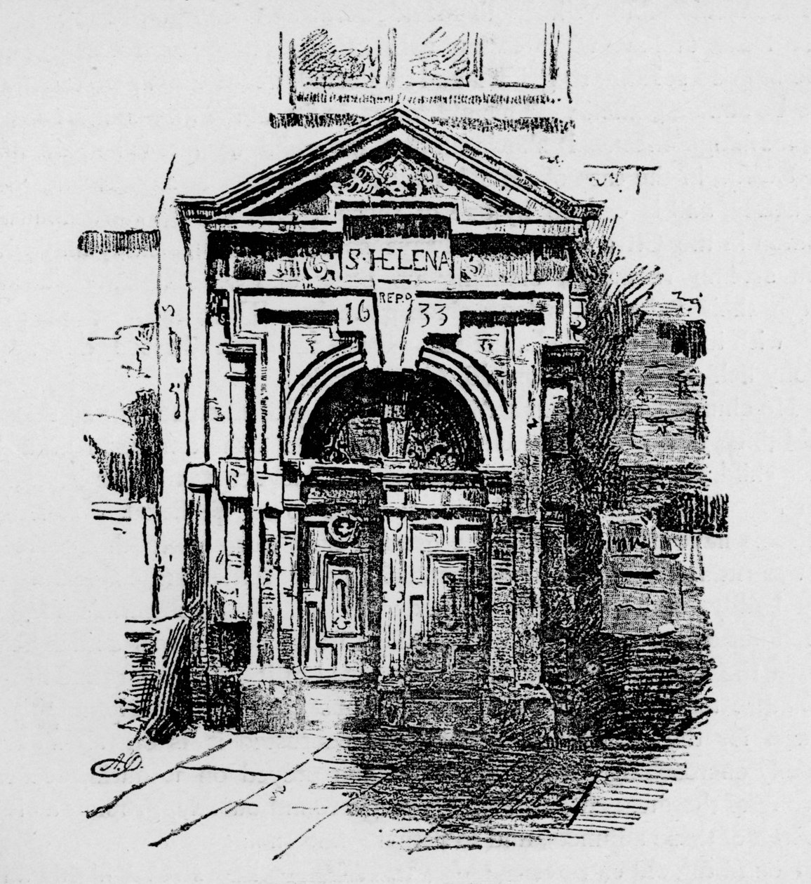 Doorway, St. Helens, 1890 alkotó: Unbekannt