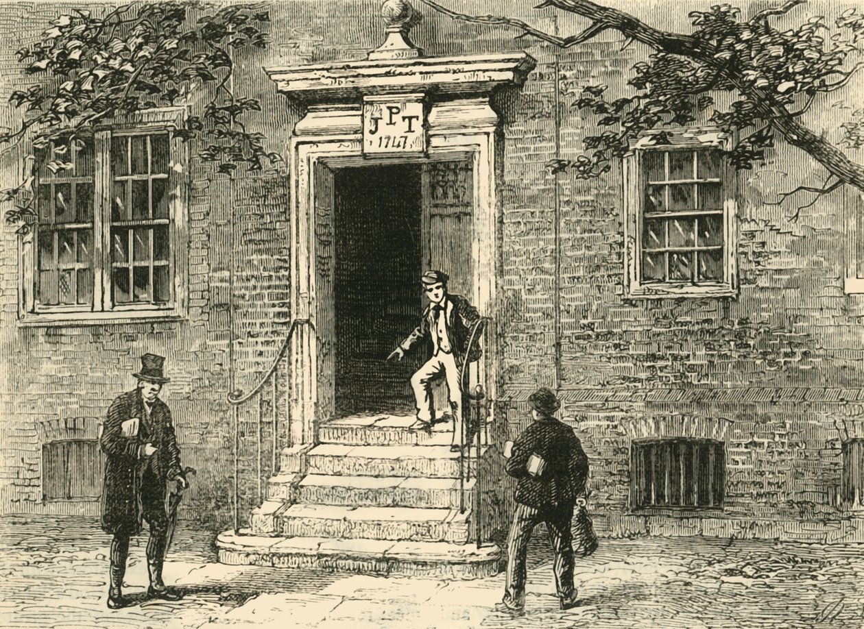 Ajtó a Staples Innben, 1872. alkotó: Unbekannt