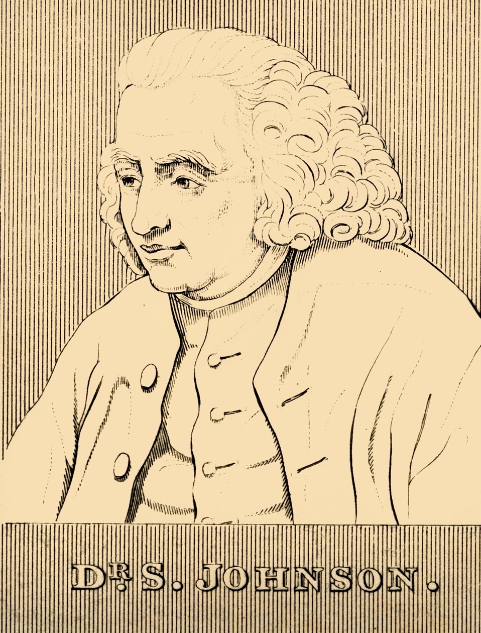 Dr. S. Johnson, 1709-1784, 1830. alkotó: Unbekannt