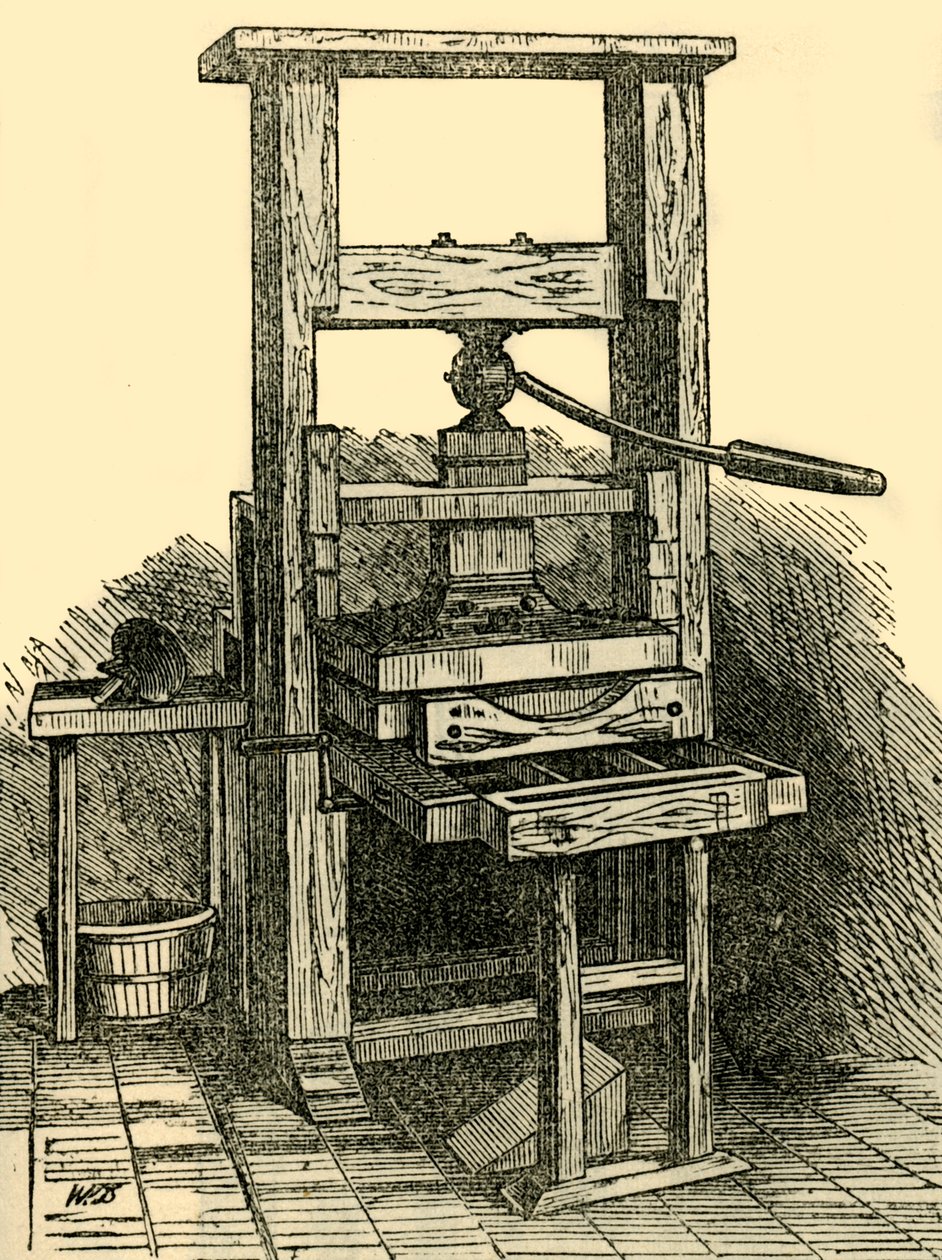 A Franklins Press másodpéldánya, 1881. alkotó: Unbekannt
