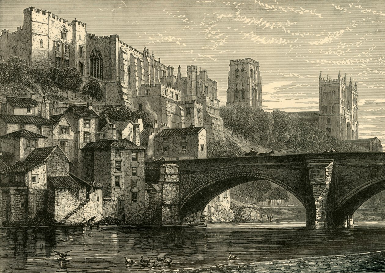Durham a folyóból, 1898. alkotó: Unbekannt