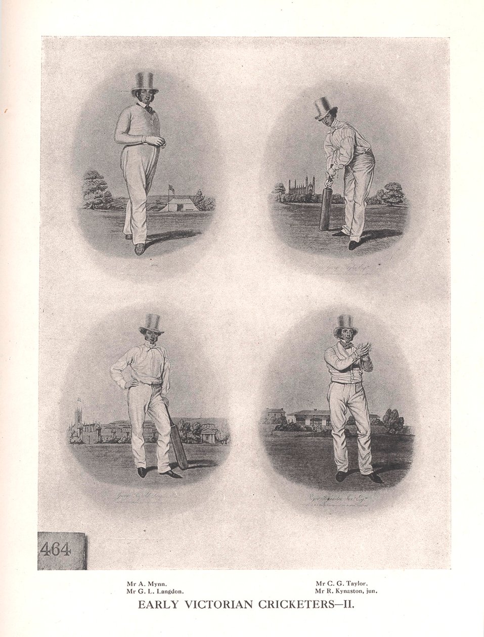 Korai viktoriánus krikettjátékosok, 1912. századi XIX alkotó: Unbekannt