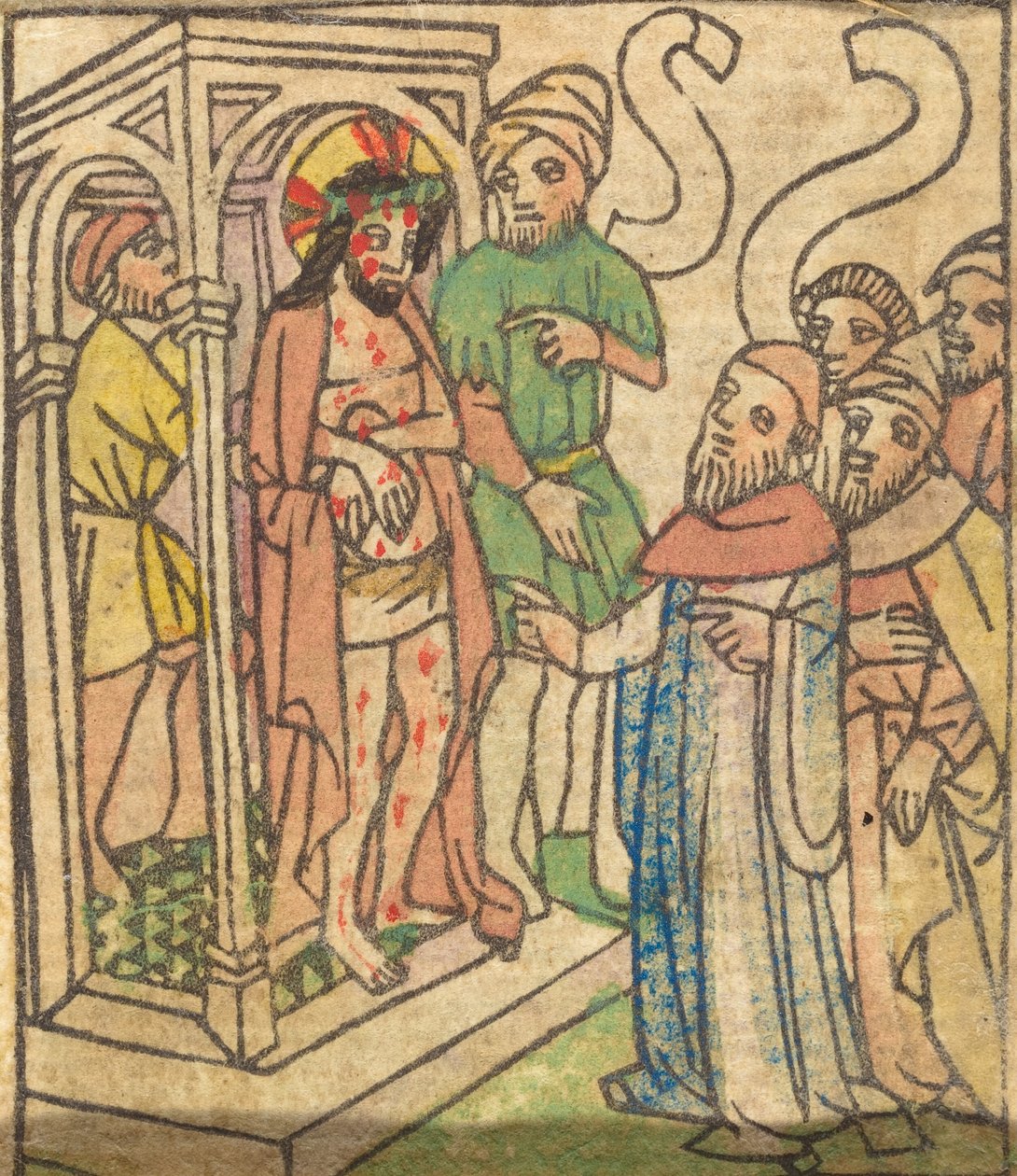 Íme az ember [verso], c. 14401450. alkotó: Unbekannt