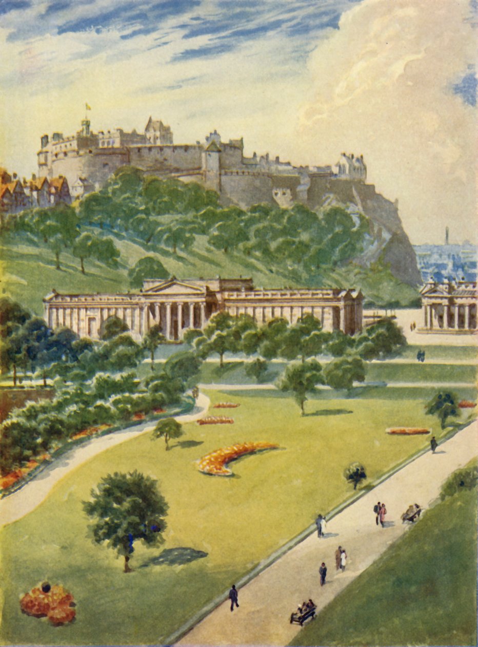 Edinburgh-i kastély, 1948. alkotó: Unbekannt
