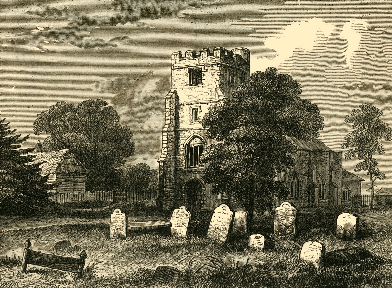 Edmonton Church, 1790, c1876. alkotó: Unbekannt