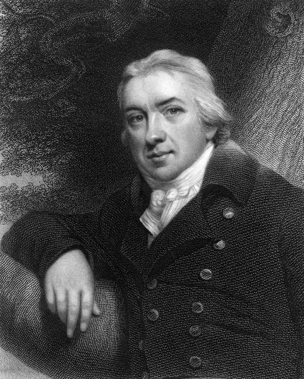Edward Jenner angol orvos, 1837 alkotó: Unbekannt