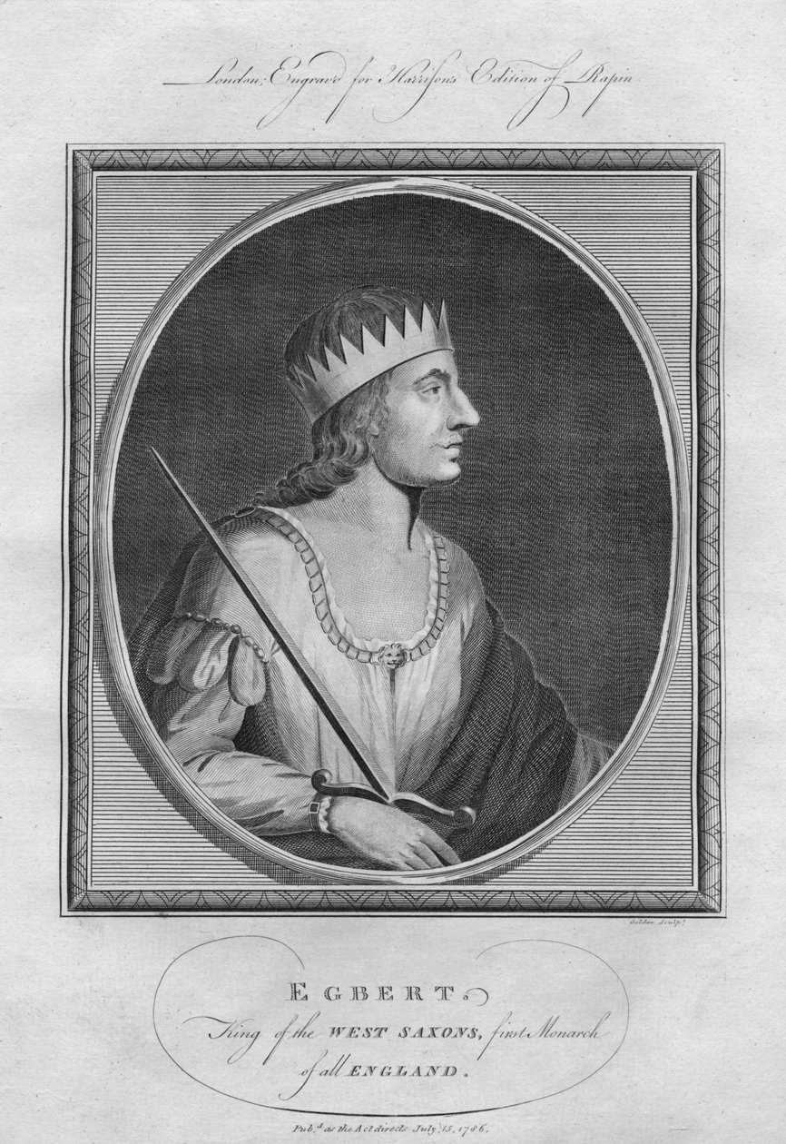 Egbert, Wessex királya, 1786. alkotó: Unbekannt