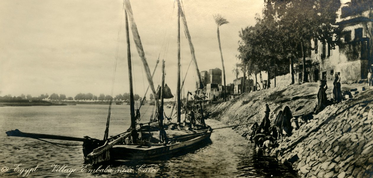 Egyiptom – Embaba falu Kairó mellett, 1918-c1939. alkotó: Unbekannt