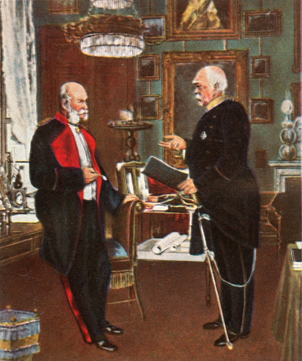 Császár és kancellár, 1871, 1936. alkotó: Unbekannt