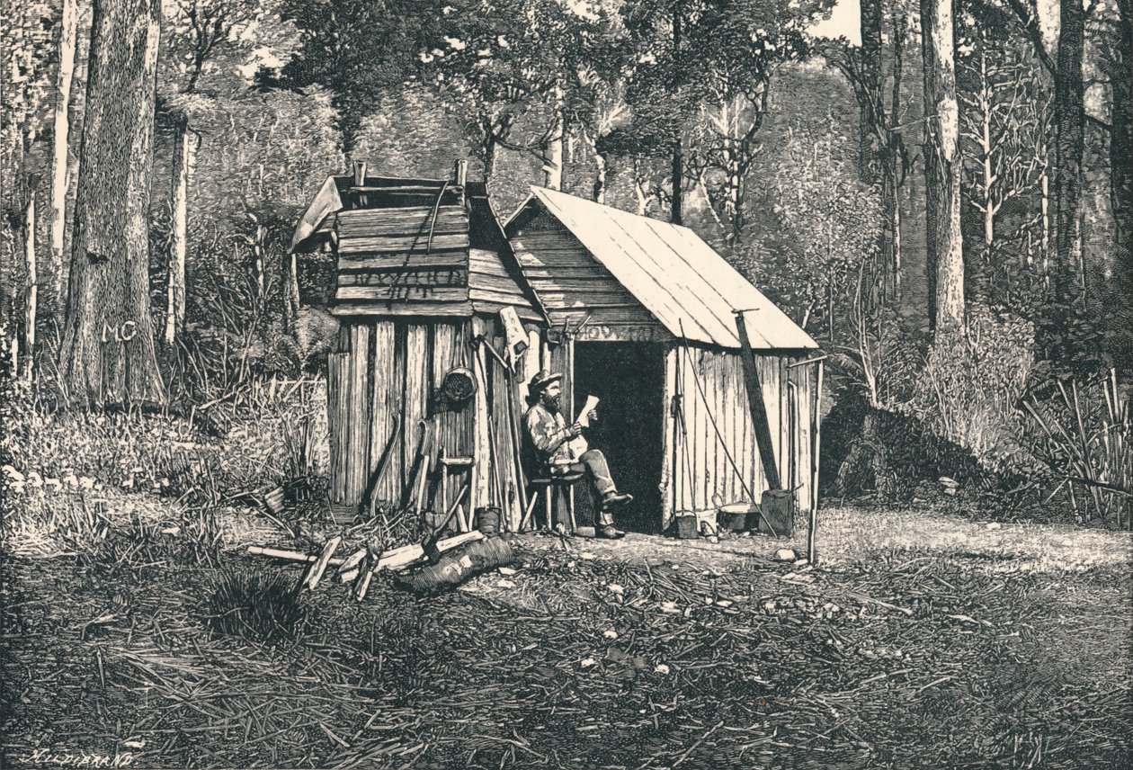 Ausztrál squatterek tábora, 1896 alkotó: Unbekannt