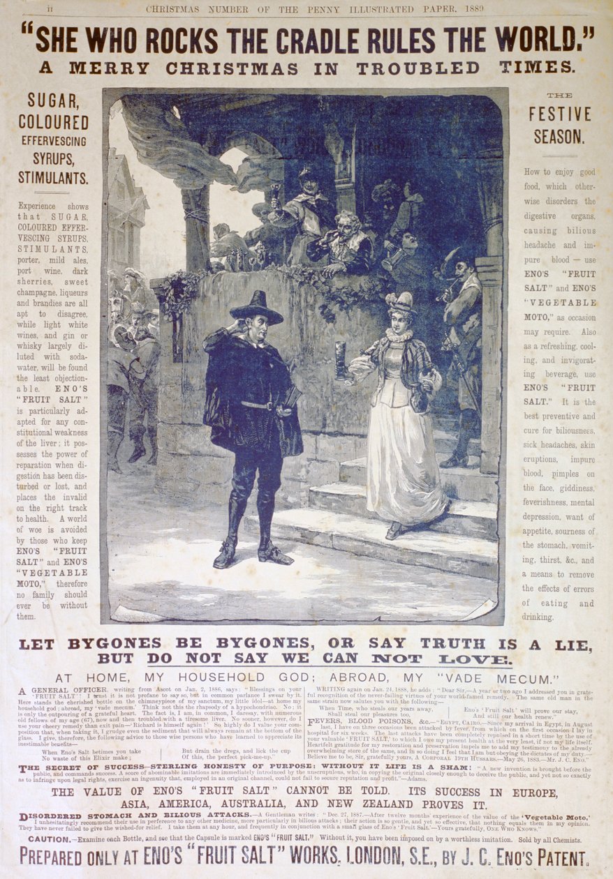 Enos gyümölcssó reklám, 1889 alkotó: Unbekannt