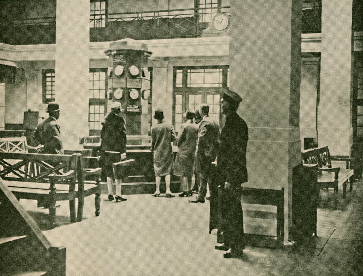 Bejárati csarnok, londoni légipályaudvar, 1927 alkotó: Unbekannt