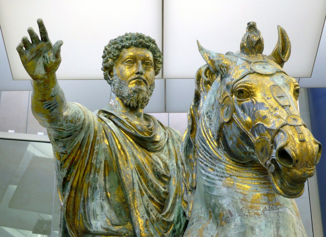 Marcus Aurelius lovas szobra, 161-180 alkotó: Unbekannt