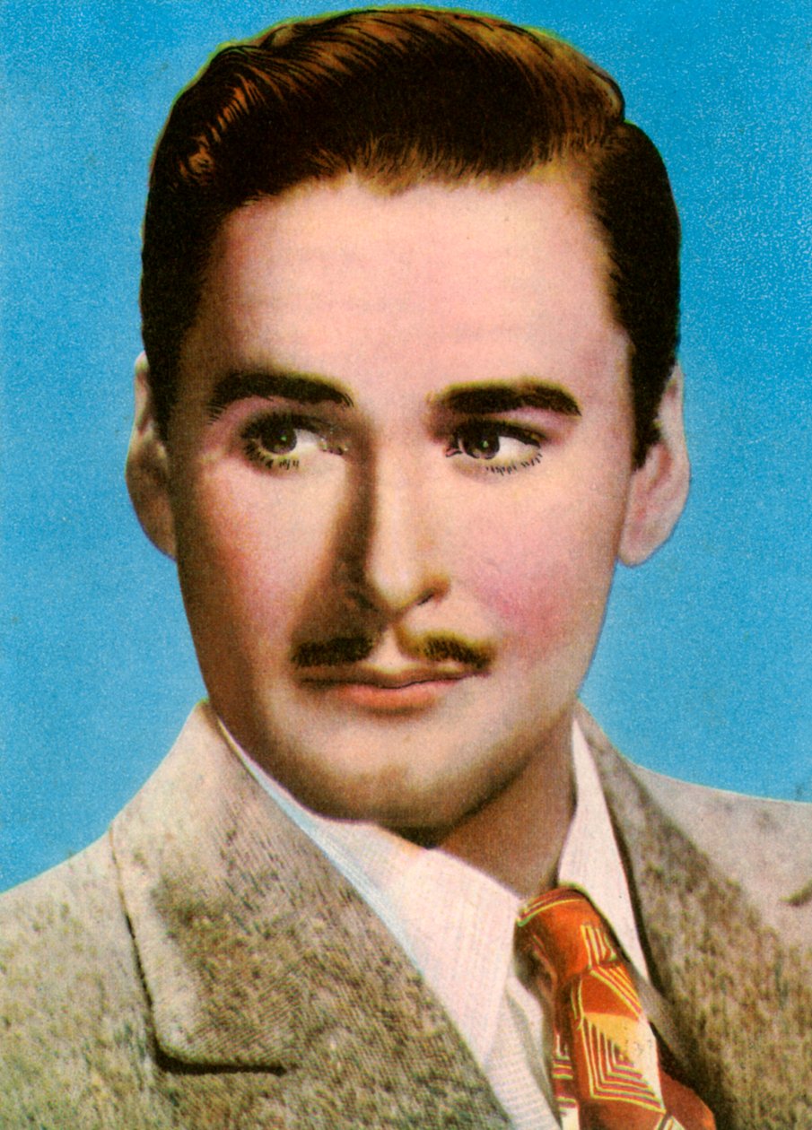 Errol Flynn (1909-1959) amerikai filmszínész, 1940-es évek alkotó: Unbekannt