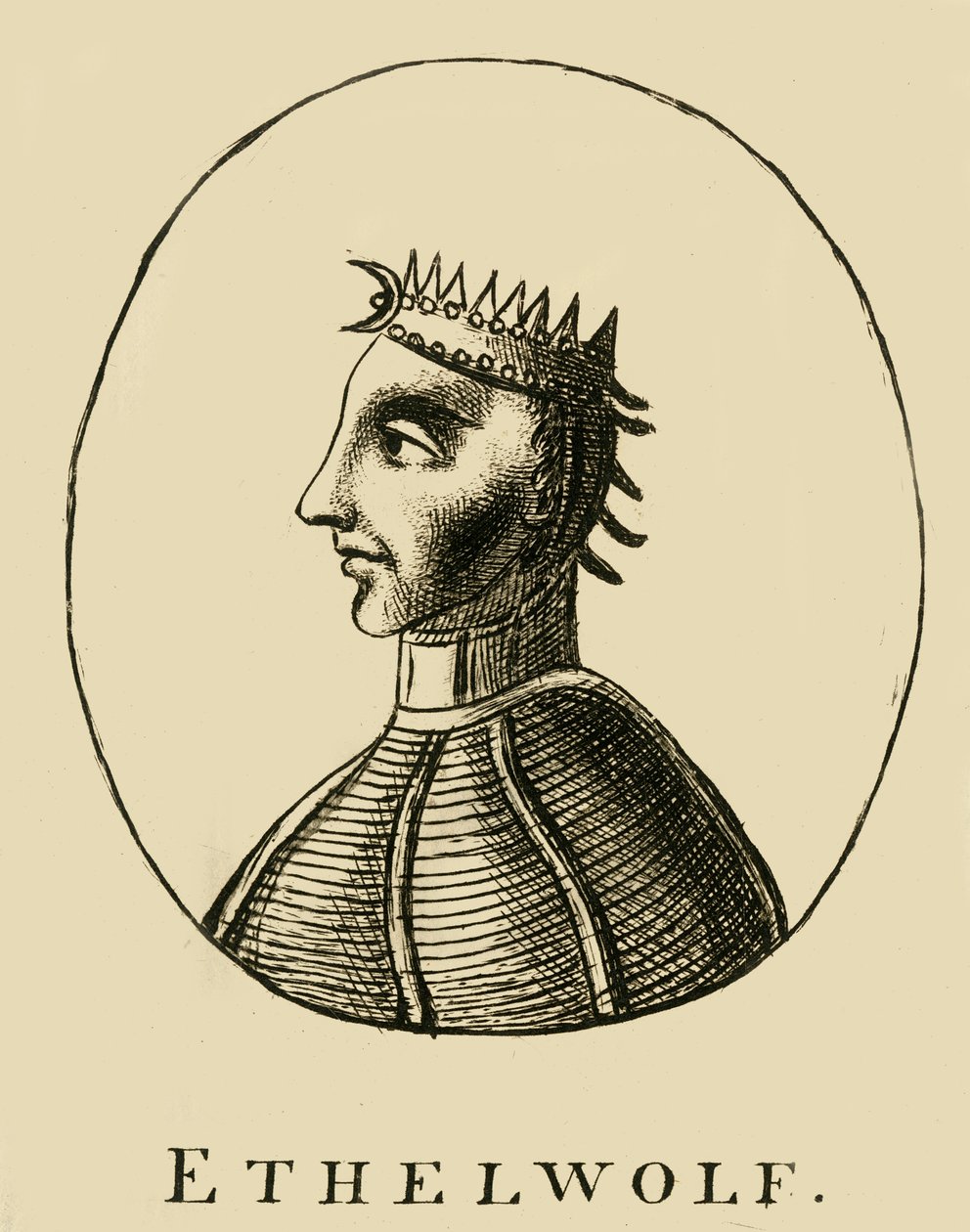 Ethelwolf, 18. század. alkotó: Unbekannt