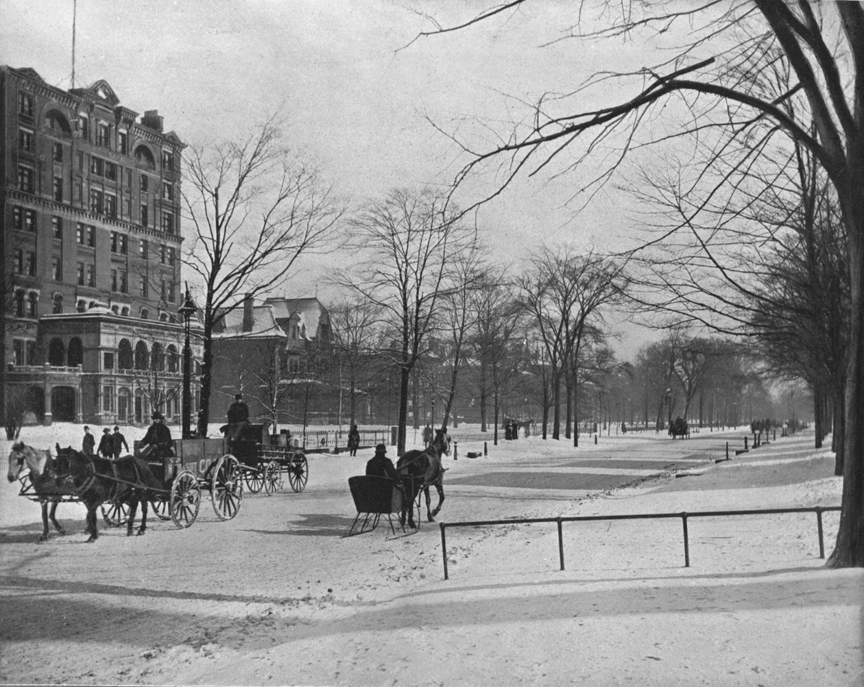 Euclid Avenue, Cleveland, Ohio, USA, 1900. alkotó: Unbekannt