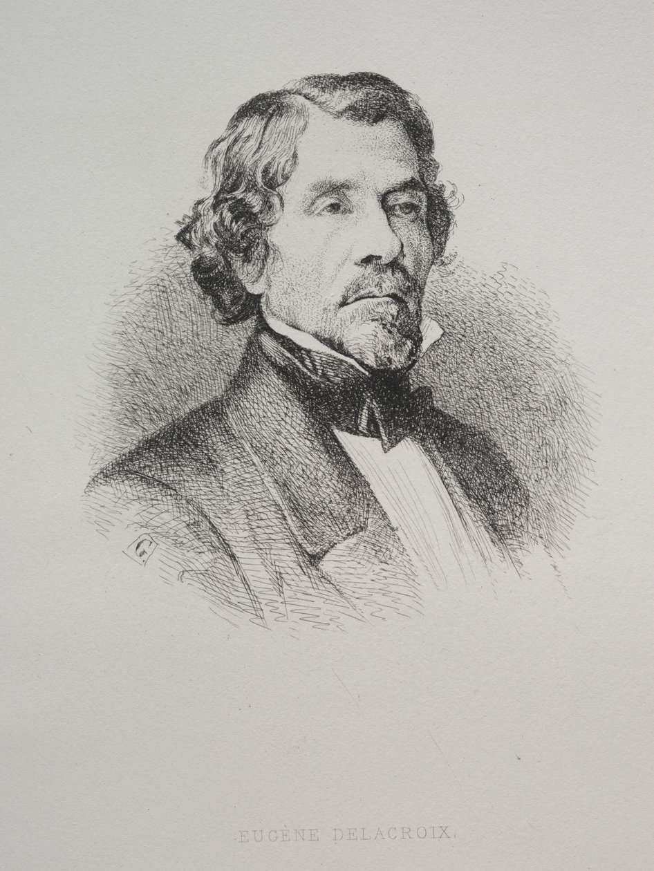 Eugene Delacroix, 1800-as évek. alkotó: Unbekannt