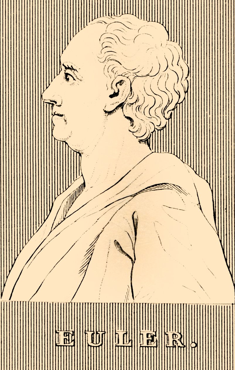 Euler, 1707-1783, 1830. alkotó: Unbekannt