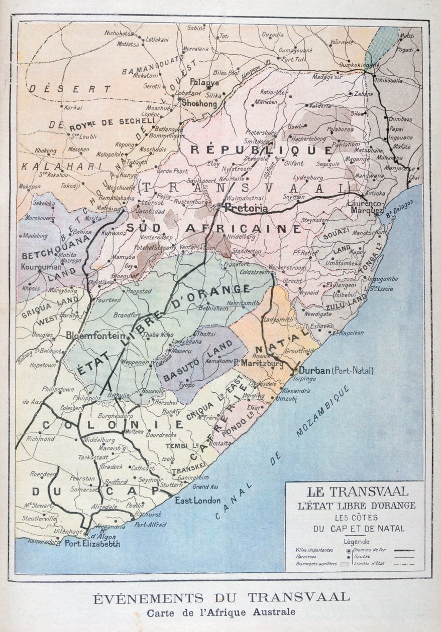 Események az afrikai Transvaalban, 1899 alkotó: Unbekannt