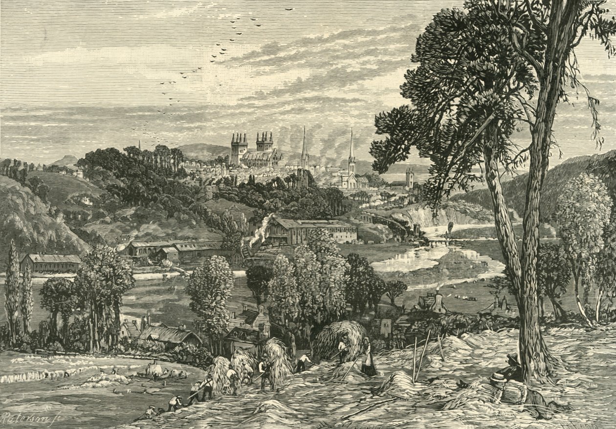 Exter, Exwick Fields, 1898. alkotó: Unbekannt
