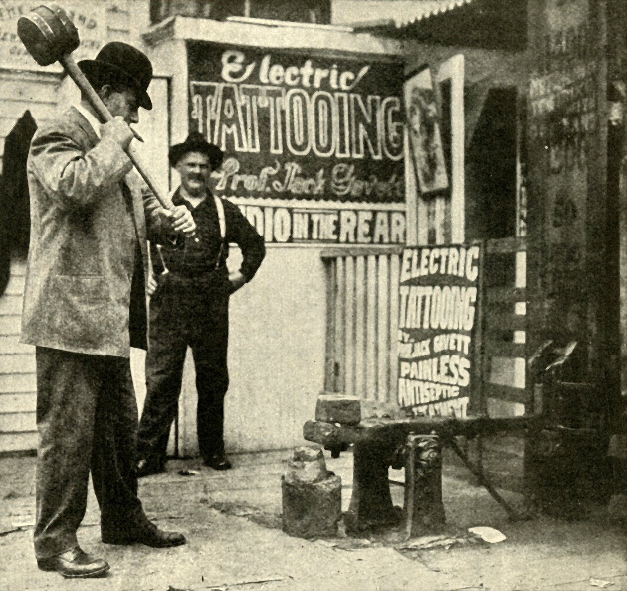 Vásári látványosság, 1910. alkotó: Unbekannt