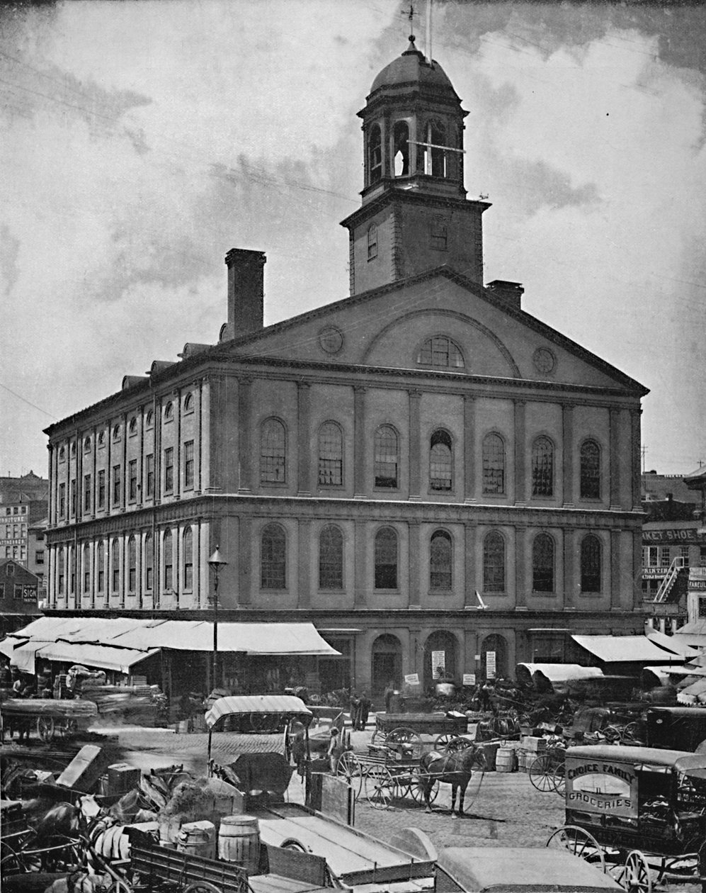 Faneuil Hall, Boston, 1897. alkotó: Unbekannt