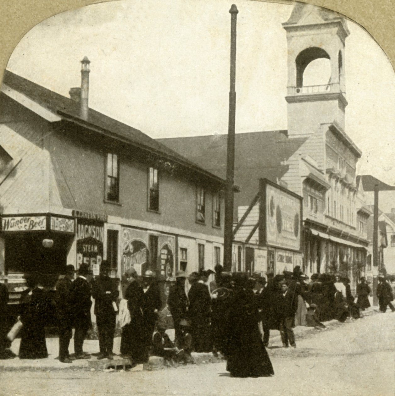 Kompkiszállás Oaklandből, 1906. alkotó: Unbekannt