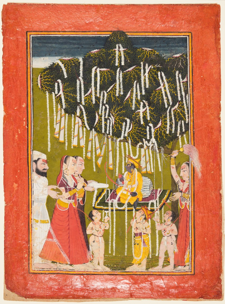 Krisna termékenységi imádata, c. 1720-25. alkotó: Unbekannt