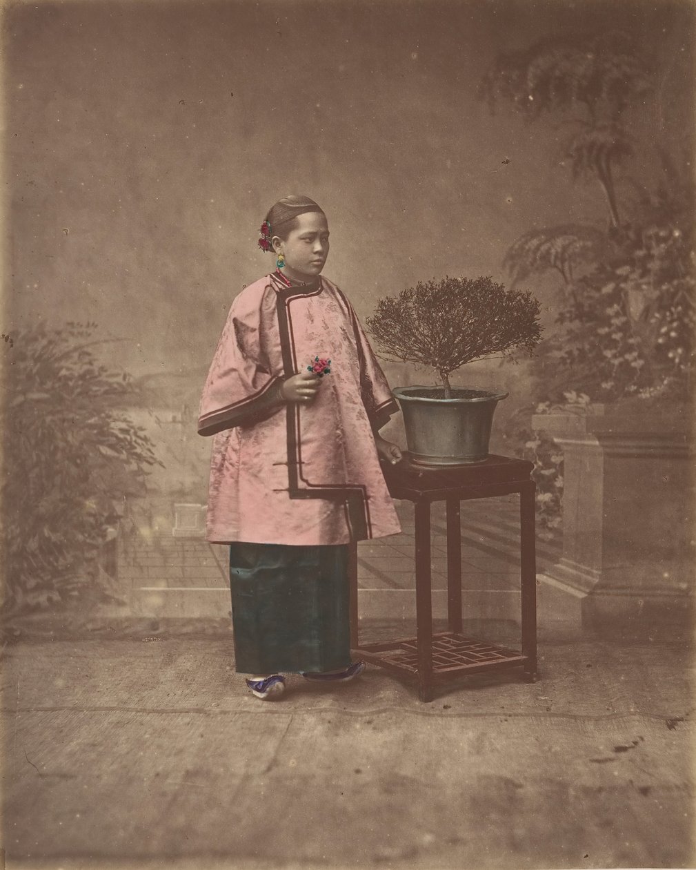 Lány Sanghajból, 1870-es évek. alkotó: Unbekannt