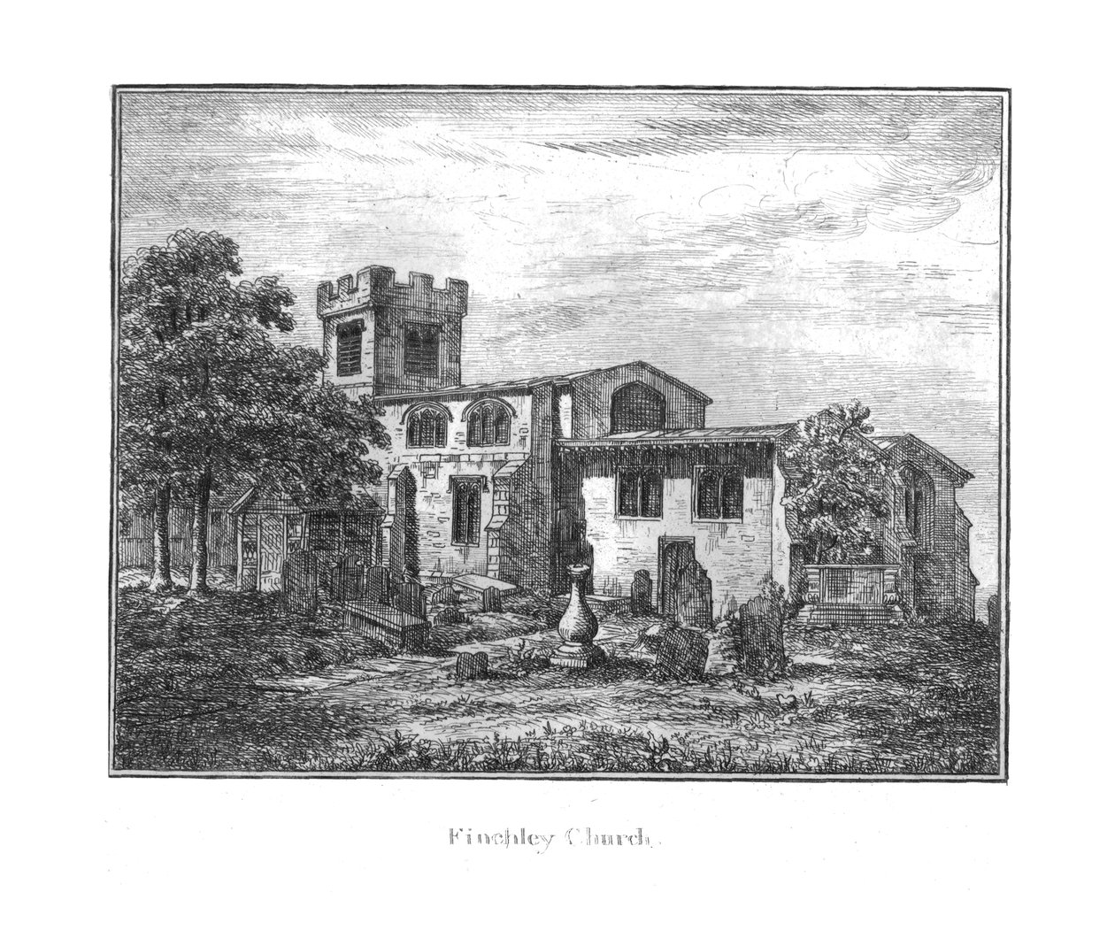Finchley templom, 18. század alkotó: Unbekannt