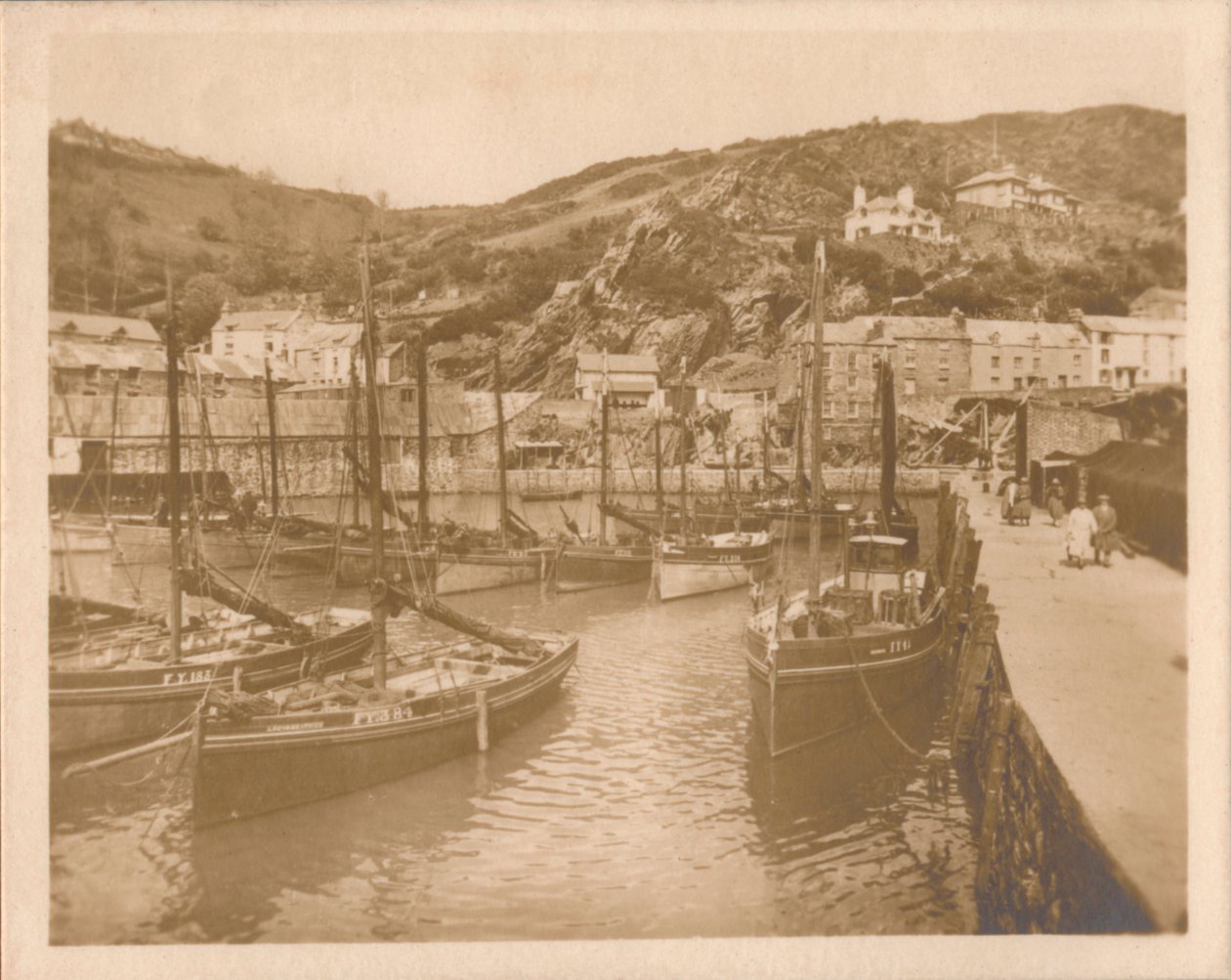 Halászhajók - Polperro, 1927. alkotó: Unbekannt