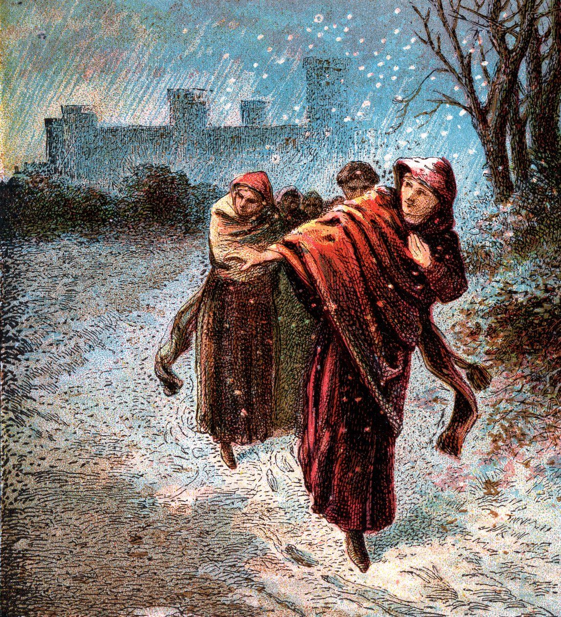 Flight Of The Empress Maude, 12. század, 1850 alkotó: Unbekannt