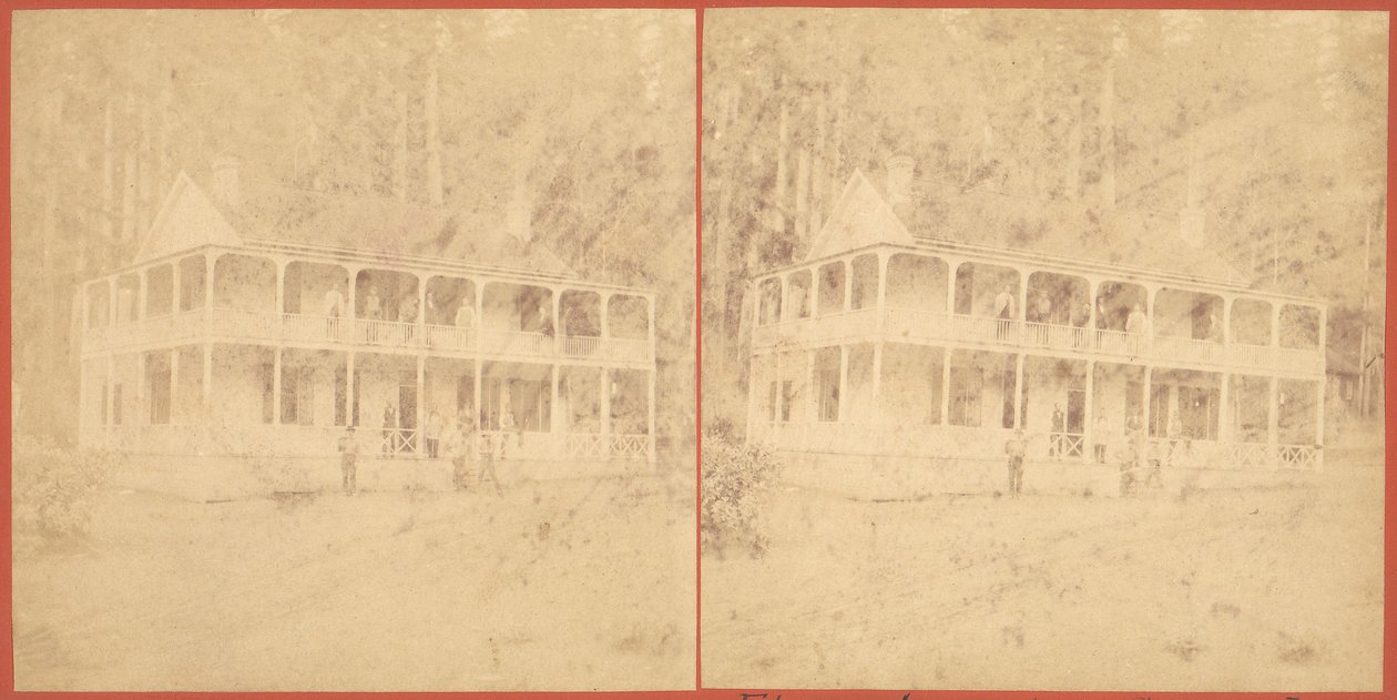 Flume House, Santa Cruz-hegység, 1860-as évek. alkotó: Unbekannt