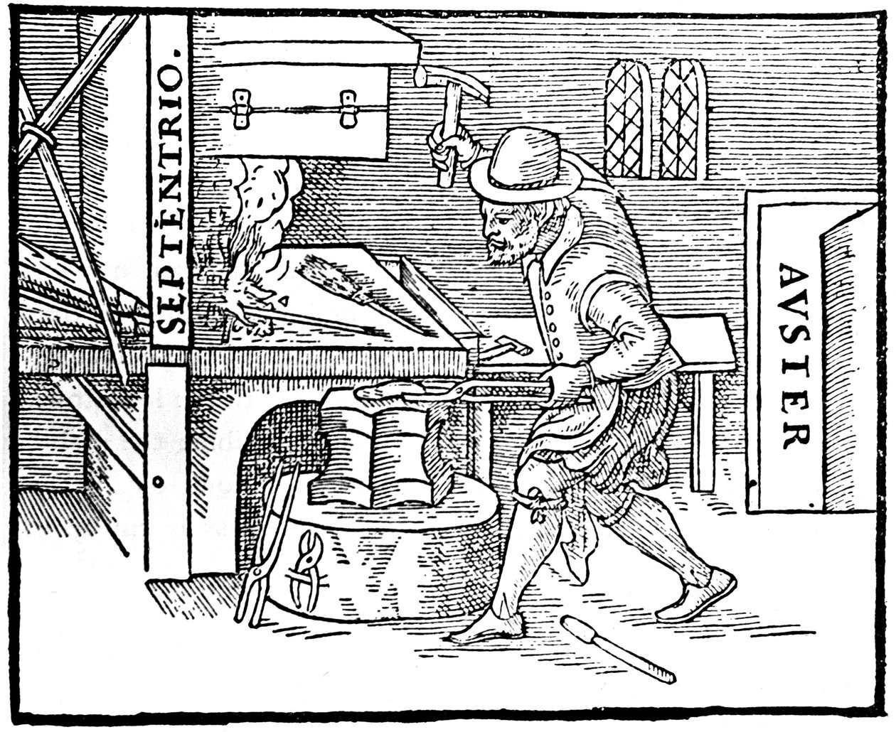 Mágnes kovácsolása, 1600 alkotó: Unbekannt