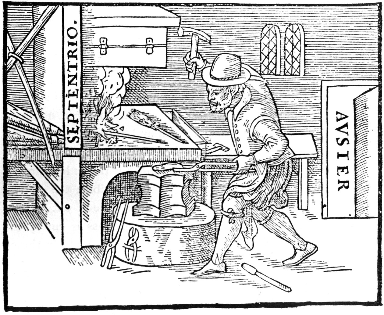Mágnes kovácsolása, 1600 alkotó: Unbekannt